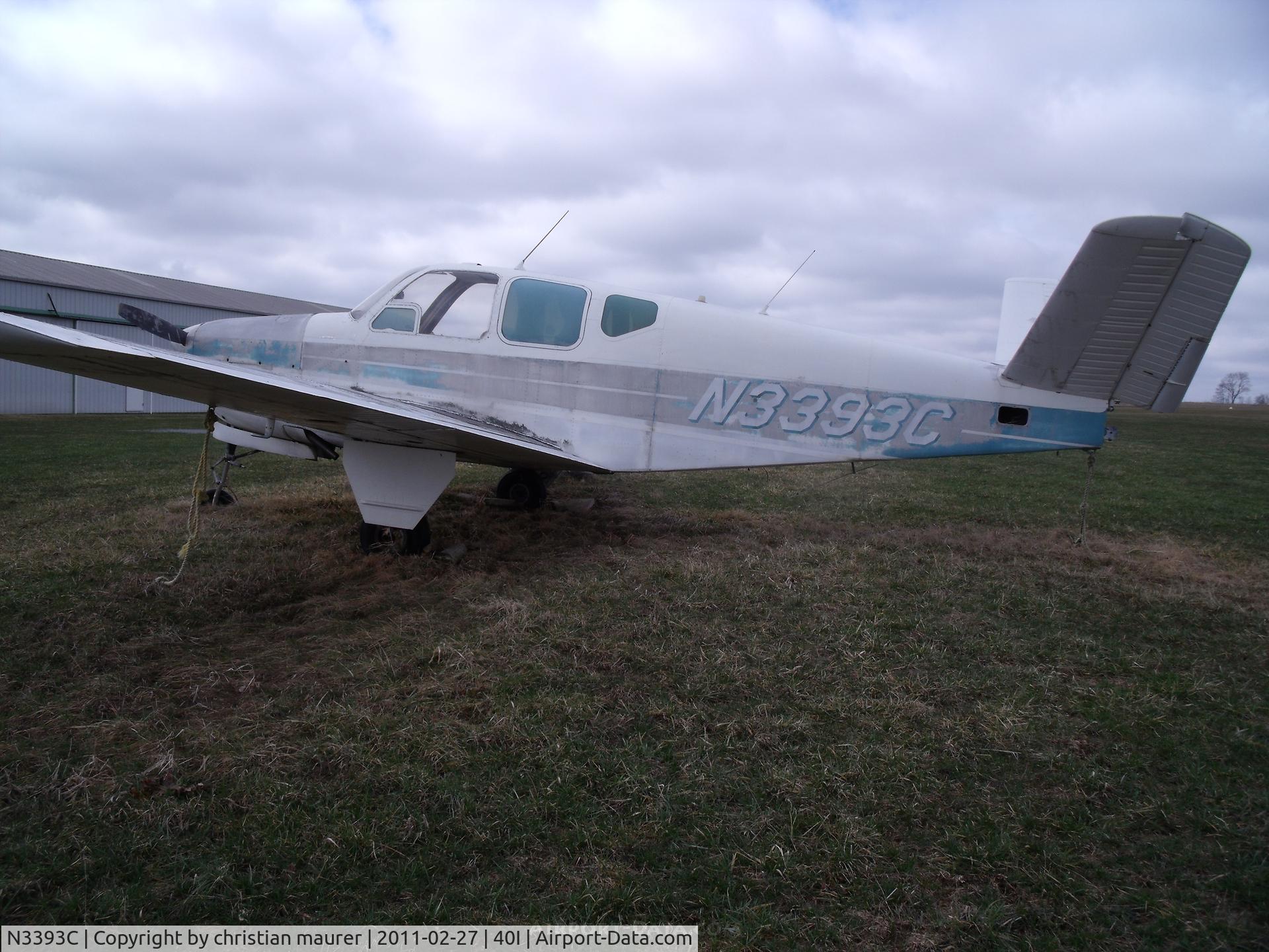 N3393C, 1955 Beech F35 Bonanza C/N D-4060, =)