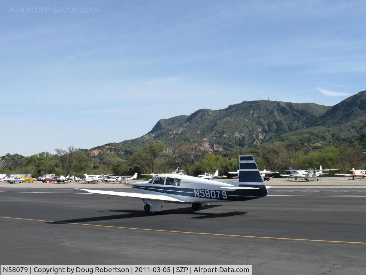 N58079, Mooney M20J 201 C/N 24-1638, 1987 Mooney M20J 201LM (Lean Machine), Lycoming IO-360-A3B6D 200 Hp, taxi to 22