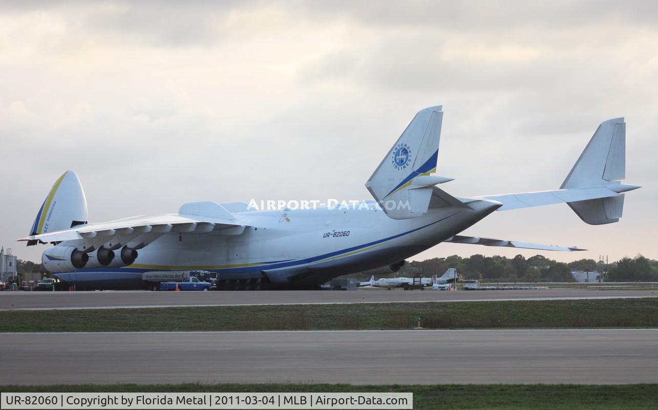 UR-82060, 1988 Antonov An-225 Mriya C/N 19530503763, AN-225 at Melbourne, been waiting 8 years to see it again and I had a hard time getting a good shot of it.  The world's largest plane was hard to see at MLB
