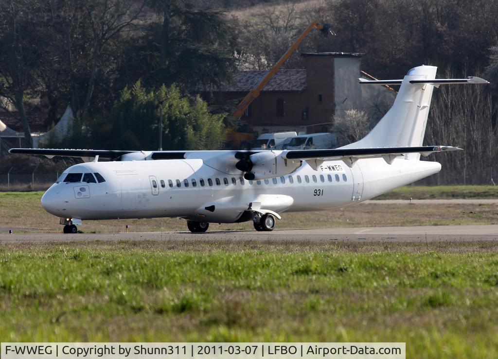 F-WWEG, 2011 ATR 72-212A C/N 931, C/n 0931 - For Syrianair as YK-AKC