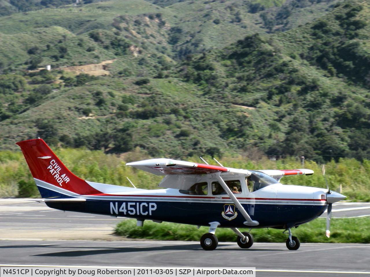 N451CP, Cessna 182T Skylane C/N 18282194, Cessna 182T SKYLANE of CAP, Continental O-470 230 Hp, landing roll Rwy 22