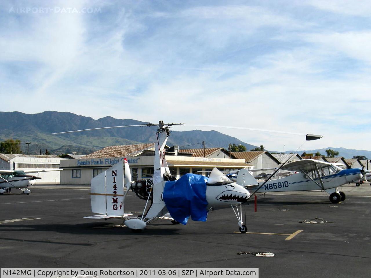 N142MG, 1999 Givans Mark E Predator C/N 1, 1999 Givans PREDATOR Powered Autogyro, Lycoming IO-320-B1A 160 Hp upgrade
