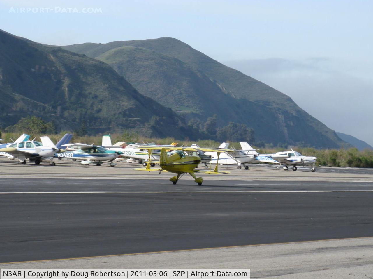 N3AR, 1974 Pitts S-1S Special C/N 10, 1974 Russell PITTS S-1S, Lycoming O&VO-360 180 Hp, tail quickly up