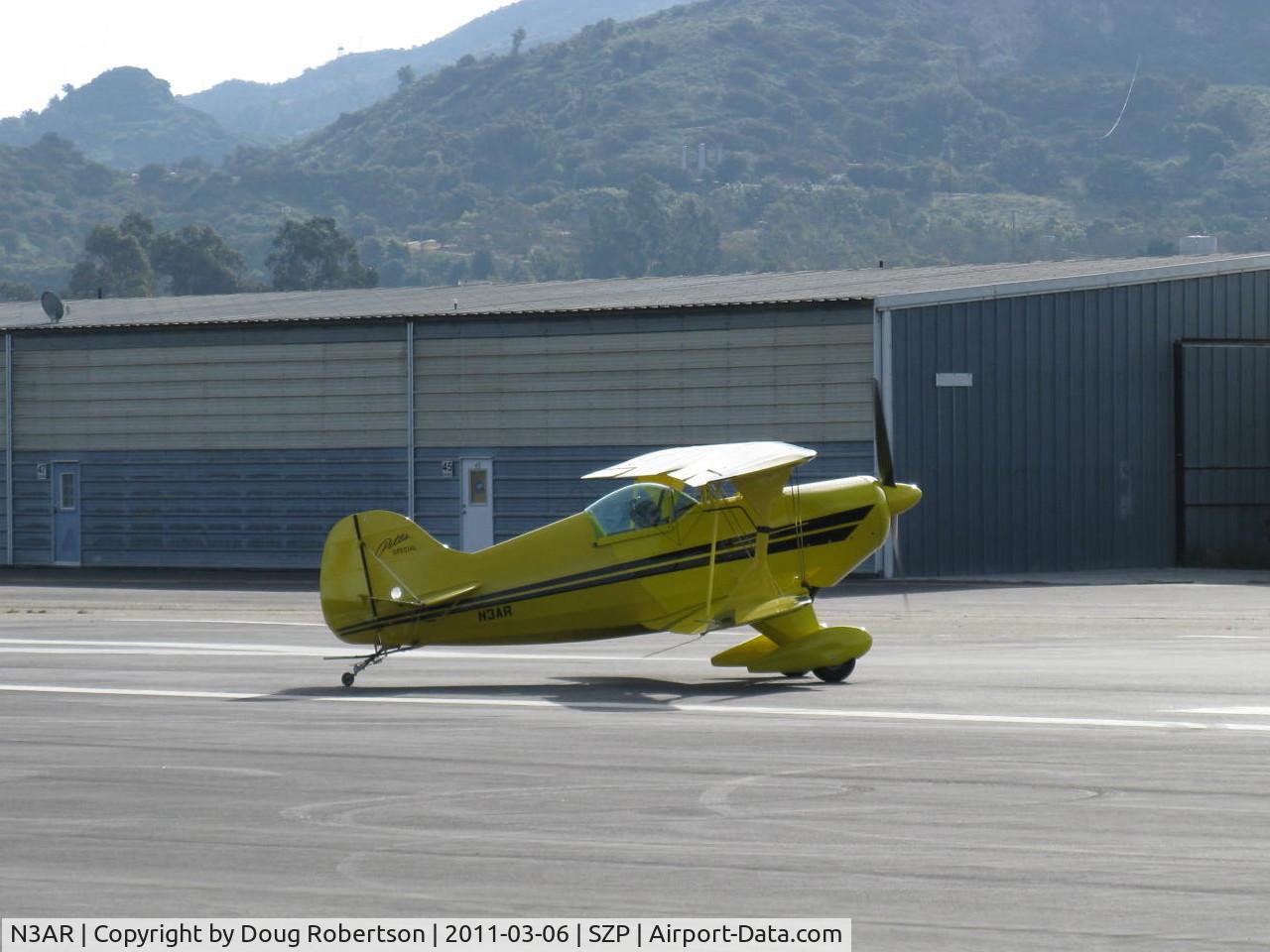 N3AR, 1974 Pitts S-1S Special C/N 10, 1974 Russell PITTS S-1S, Lycoming O&VO-360 180 Hp, taking the active