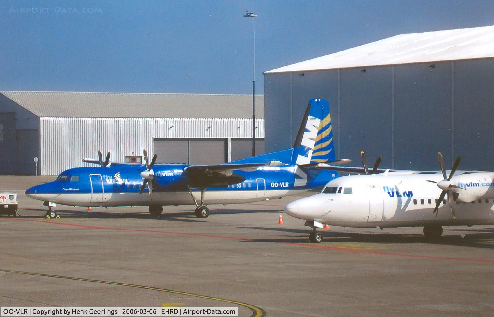 OO-VLR, 1988 Fokker 50 C/N 20121, VLM