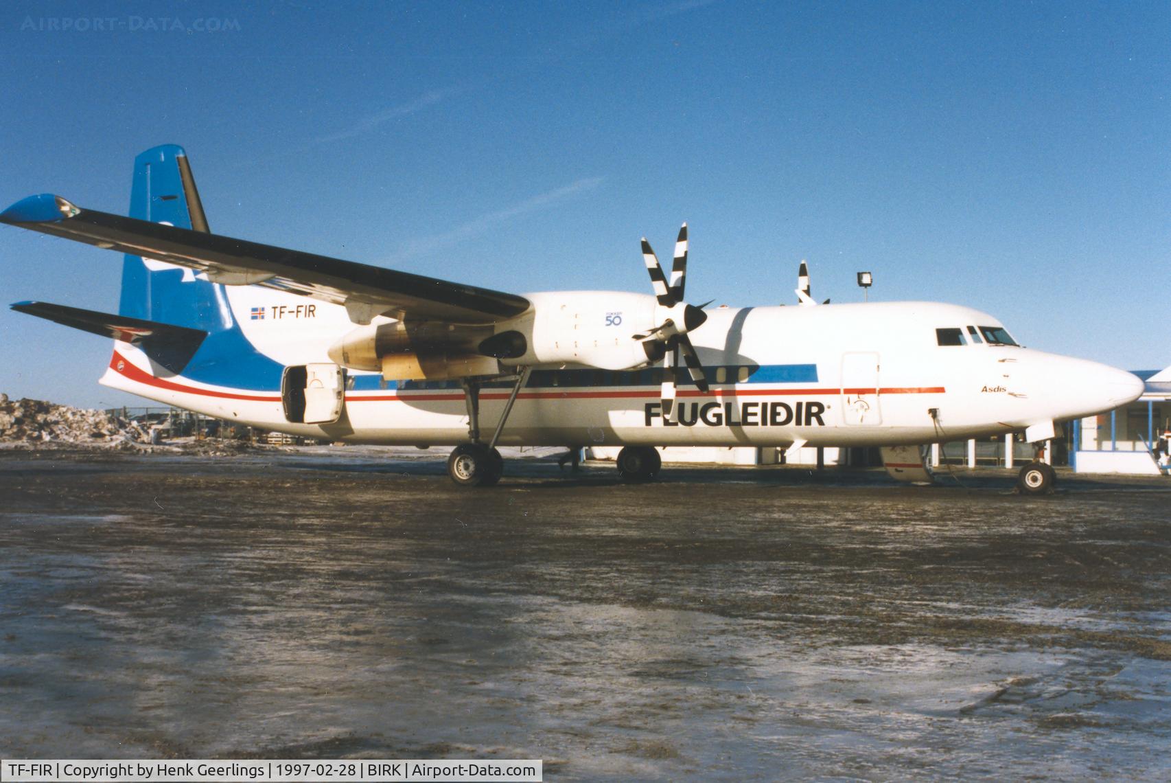 TF-FIR, 1992 Fokker 50 C/N 20243, Flugleidir - Iceland