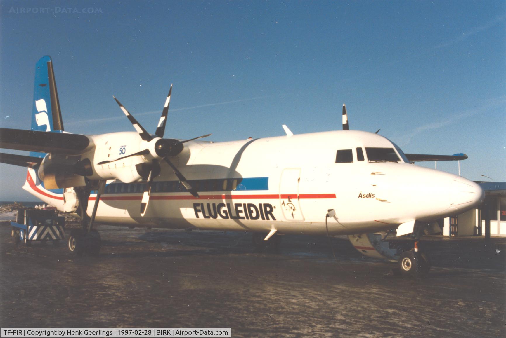 TF-FIR, 1992 Fokker 50 C/N 20243, Flugleidir - Iceland