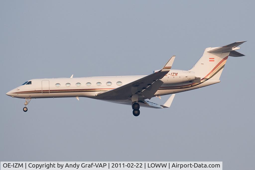 OE-IZM, 2007 Gulfstream Aerospace GV-SP (G550) C/N 5177, Gulfstream 5