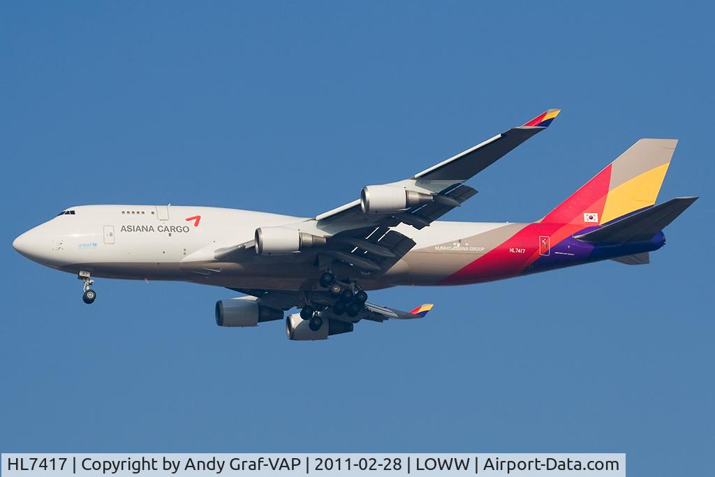HL7417, 1993 Boeing 747-48EM(BDSF) C/N 25779, Asiana Cargo 747-400