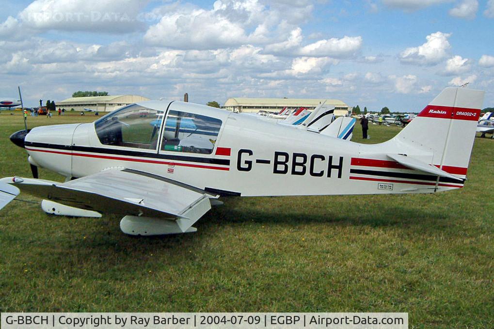 G-BBCH, 1973 Robin DR-400-120 Dauphin 2+2 C/N 850, Robin DR.400/108 Dauphin 80 [850] Kemble~G 09/07/2004.
