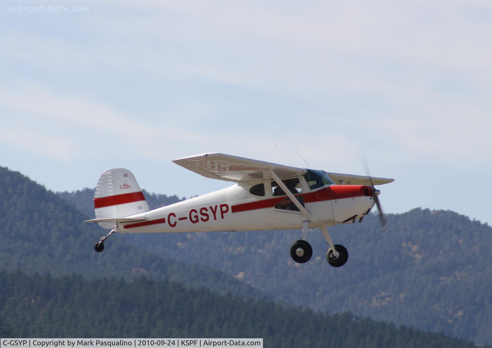 C-GSYP, 1950 Cessna 140A C/N 15477, Cessna 140A