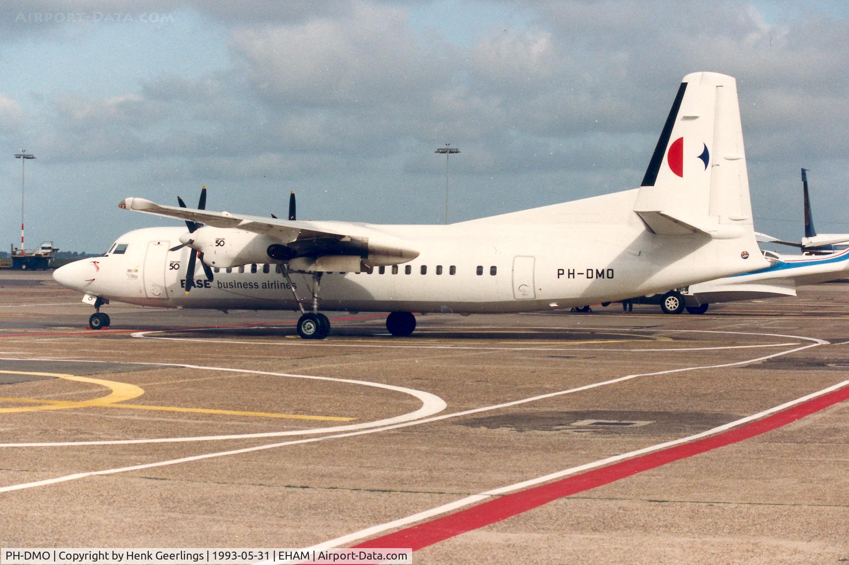 PH-DMO, 1987 Fokker 50 C/N 20103, Base Business Airlines