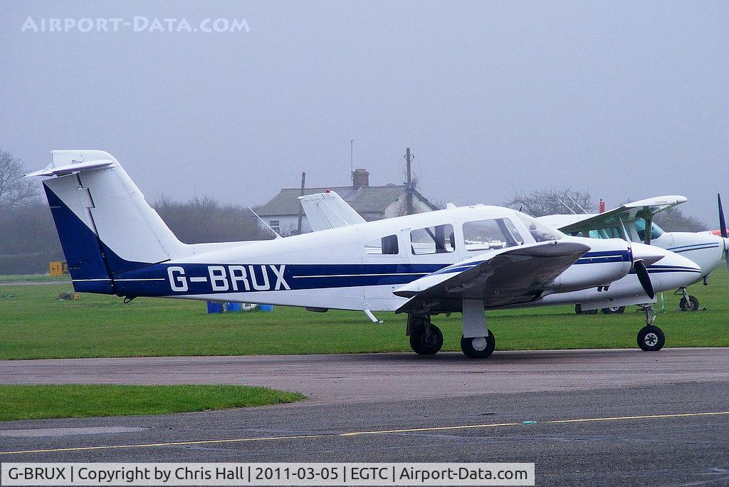 G-BRUX, 1978 Piper PA-44-180 Seminole C/N 44-7995151, Just Plane Trading Ltd