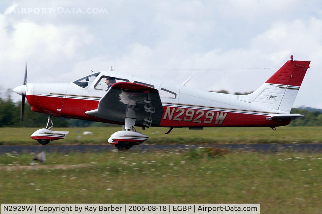 N2929W, 1974 Piper PA-28-151 Cherokee Warrior C/N 28-7415457, Piper PA-28-151 Cherokee Warrior [28-7415457] Kemble~G 18/08/2006.