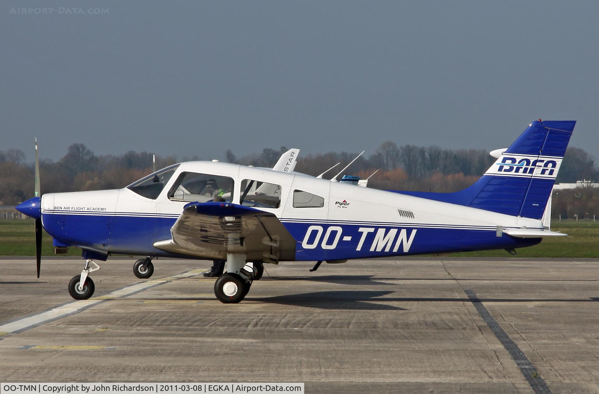 OO-TMN, 2008 Piper PA-28-161 Warrior III C/N 2842307, At Shoreham