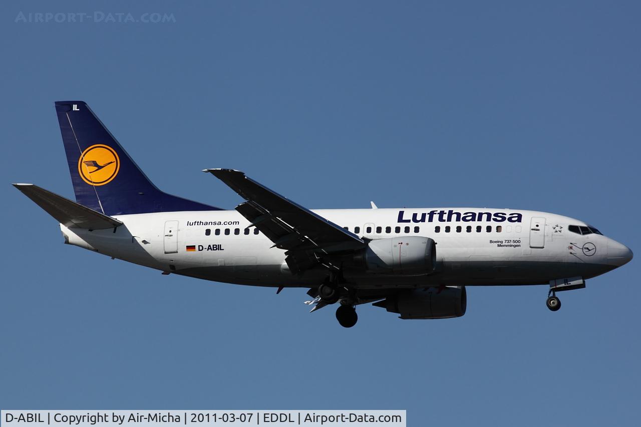 D-ABIL, 1991 Boeing 737-530 C/N 24824, Lufthansa, Name: Memmingen
