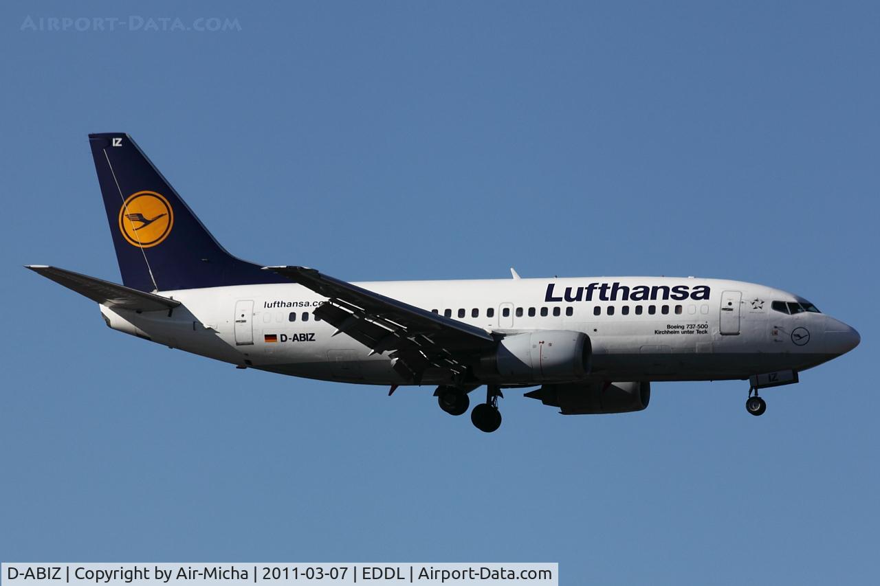 D-ABIZ, 1991 Boeing 737-530 C/N 25244, Lufthansa, Name: Kirchheim unter Teck