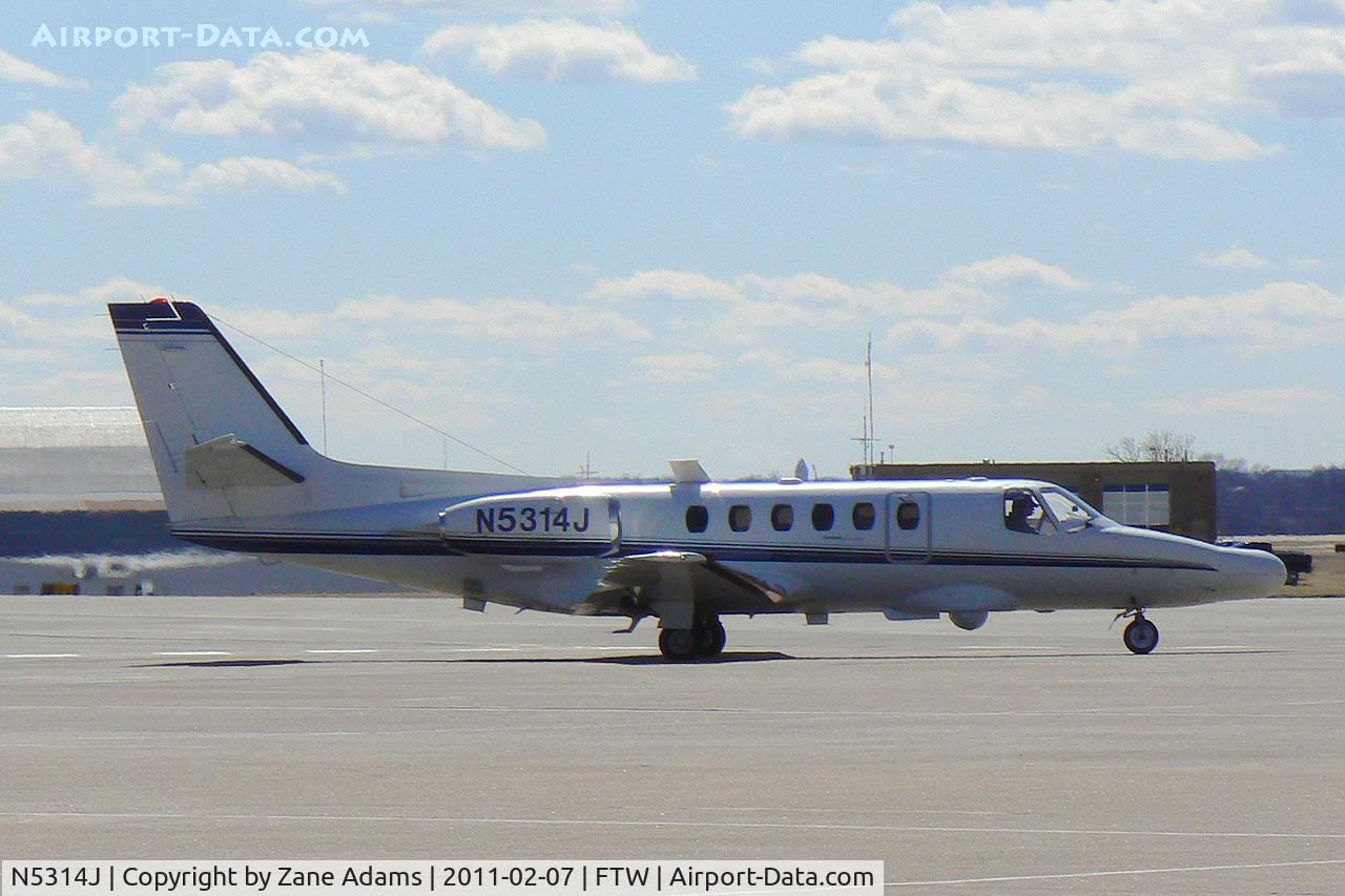 N5314J, 1991 Cessna 550 C/N 550-0663, At Meacham Field - Fort Worth. TX