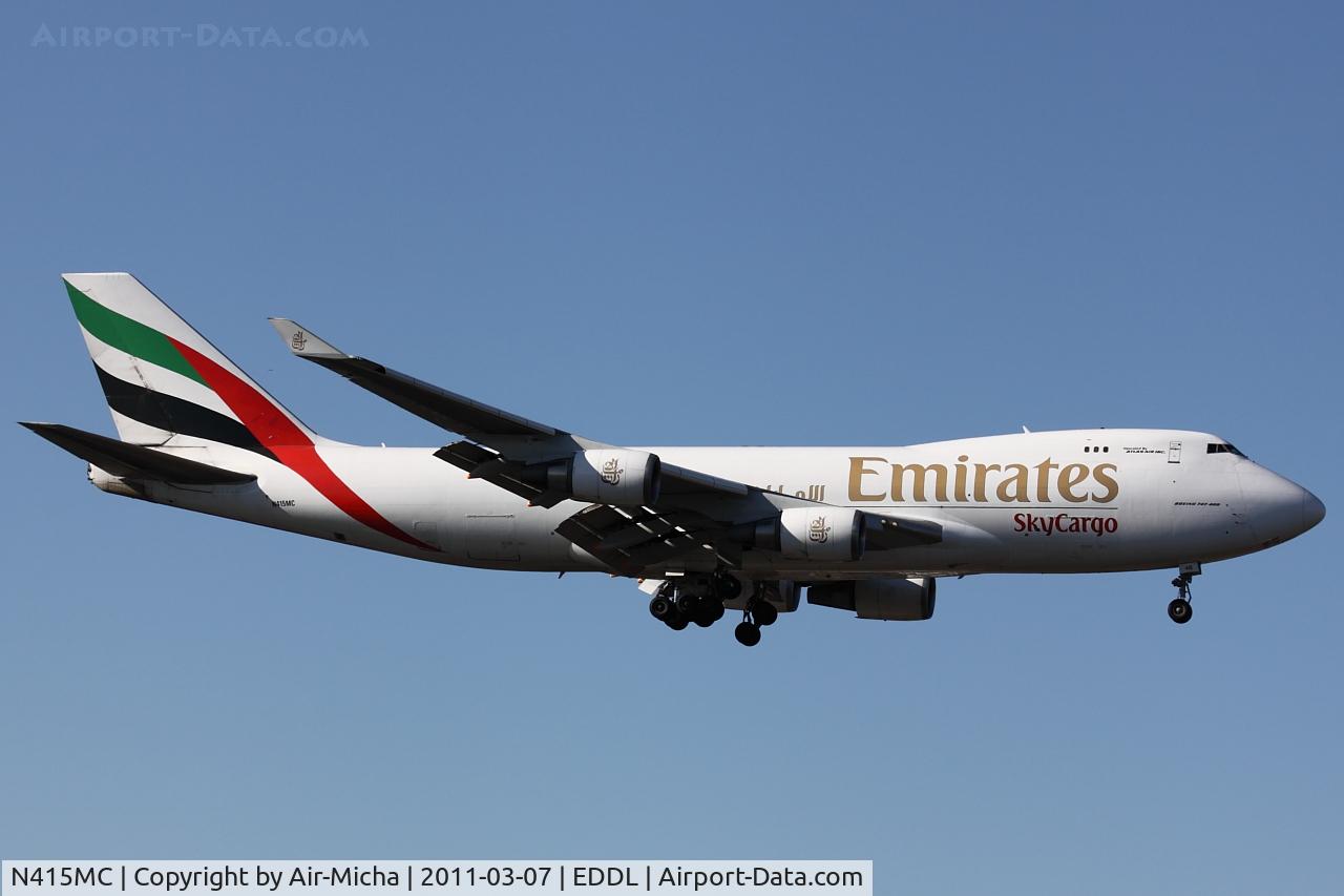 N415MC, 2002 Boeing 747-47UF C/N 32837, Emirates SkyCargo powered by Atlas Air