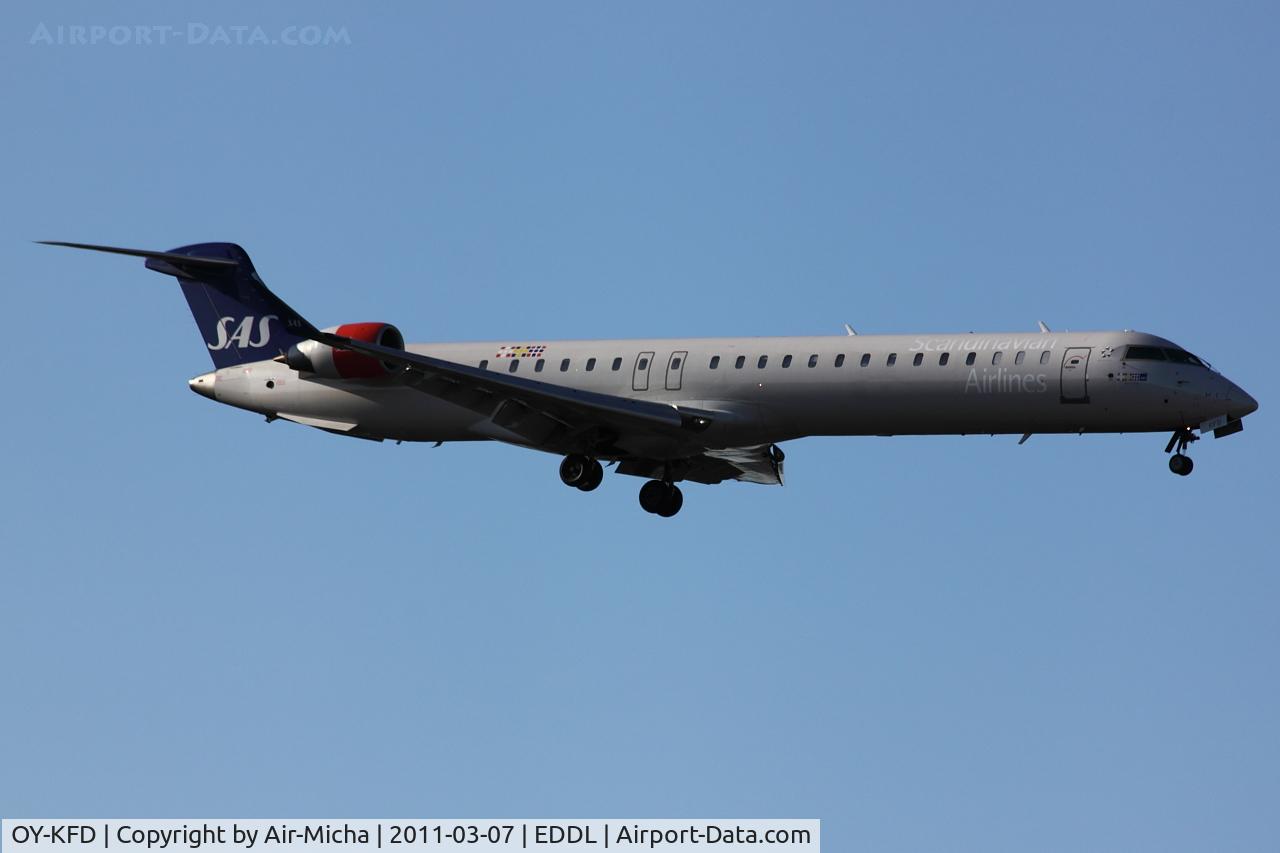 OY-KFD, 2009 Bombardier CRJ-900 (CL-600-2D24) C/N 15221, SAS, Name: Estrid Viking