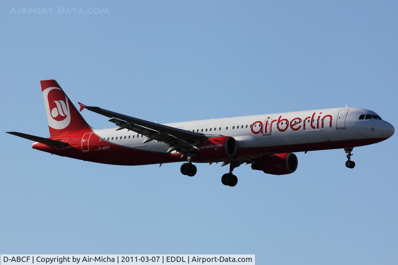D-ABCF, 2003 Airbus A321-211 C/N 1966, Air Berlin