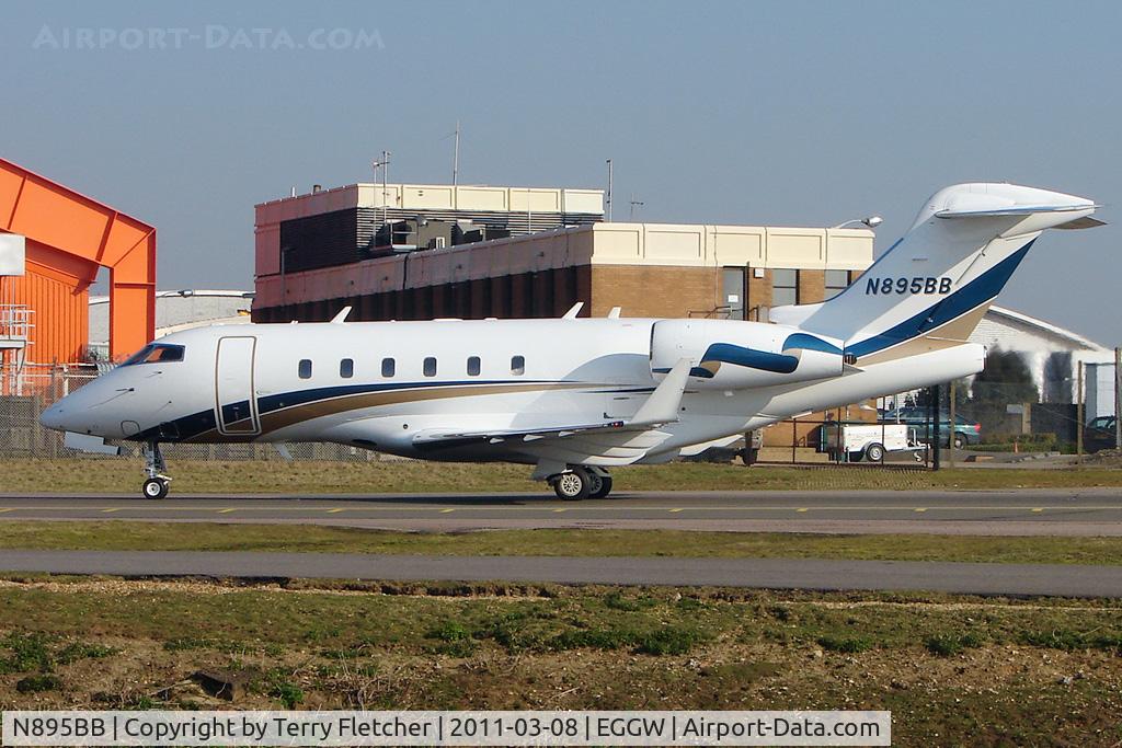 N895BB, 2007 Bombardier Challenger 300 (BD-100-1A10) C/N 20156, 2007 Bombardier BD-100-1A10, c/n: 20156 at Luton