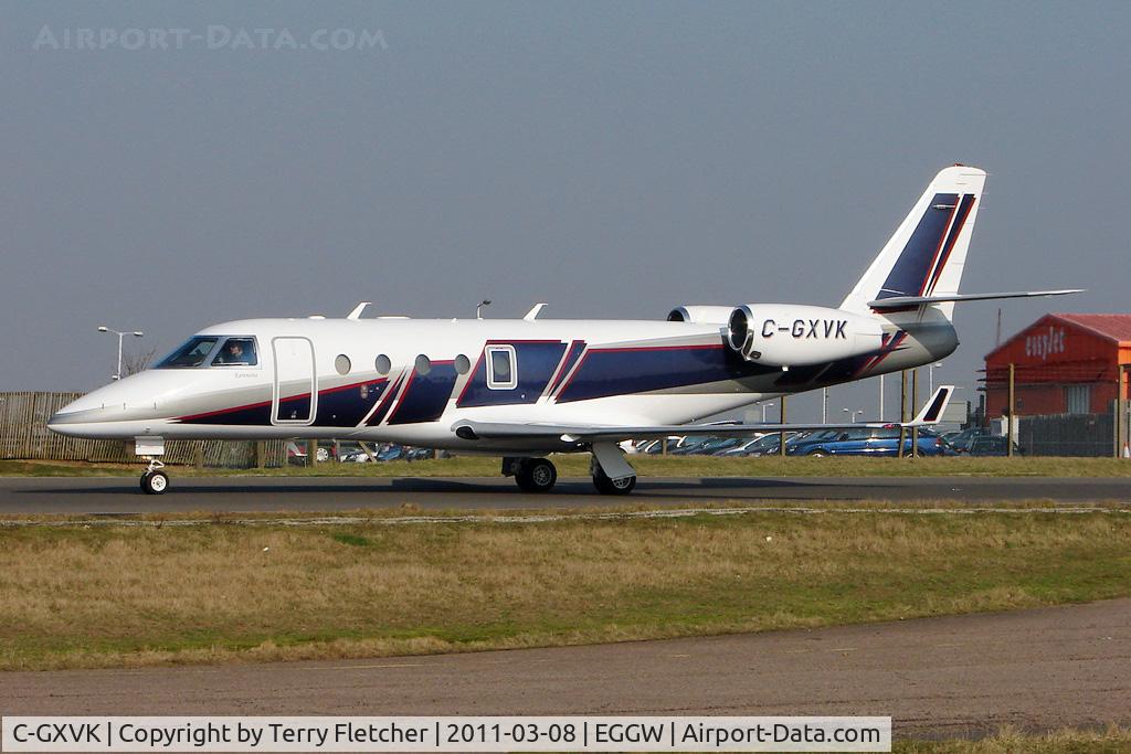 C-GXVK, 2010 Israel Aerospace Industries Gulfstream G150 C/N 283, Smart paint scheme on this Canadian registered 
Israel Aerospace Industriesltd GULFSTREAM G150, c/n: 283