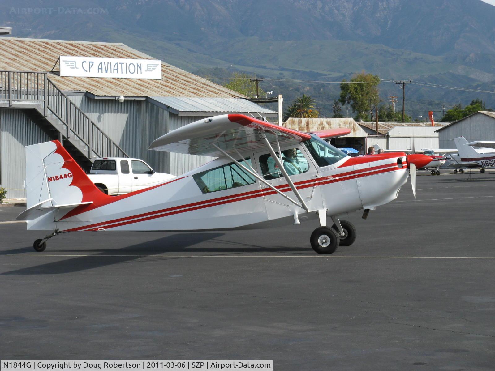 N1844G, 1968 Champion 7KCAB C/N 84, 1968 Champion 7KCAB CITABRIA, Lycoming O-320-B1E 150 Hp, taxi