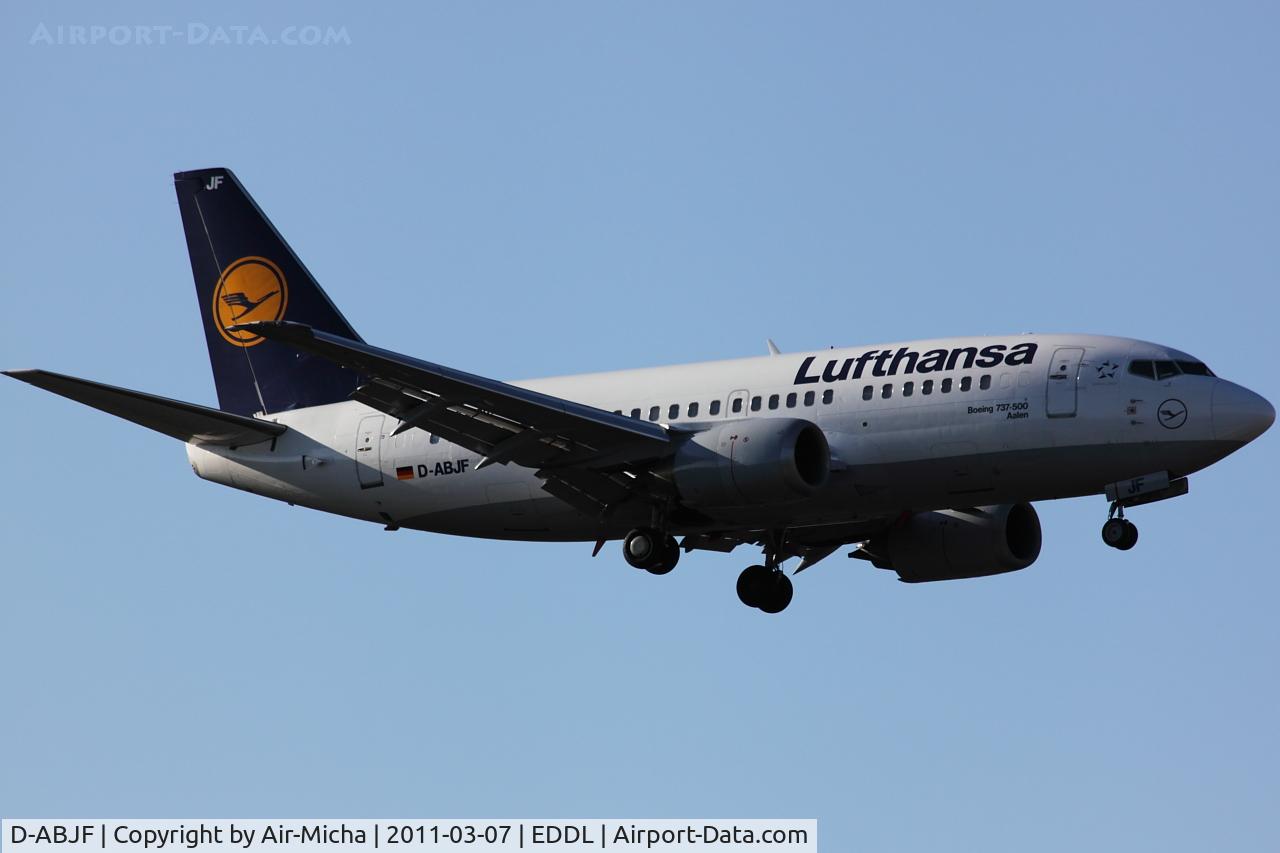 D-ABJF, 1991 Boeing 737-530 C/N 25311, Lufthansa, Name: Aalen