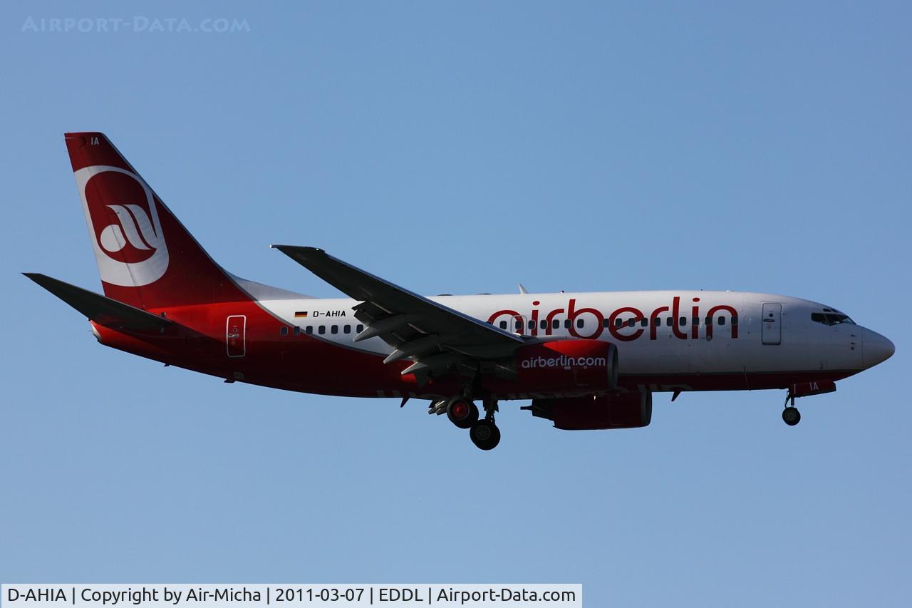 D-AHIA, 1999 Boeing 737-73S C/N 29082, Air Berlin