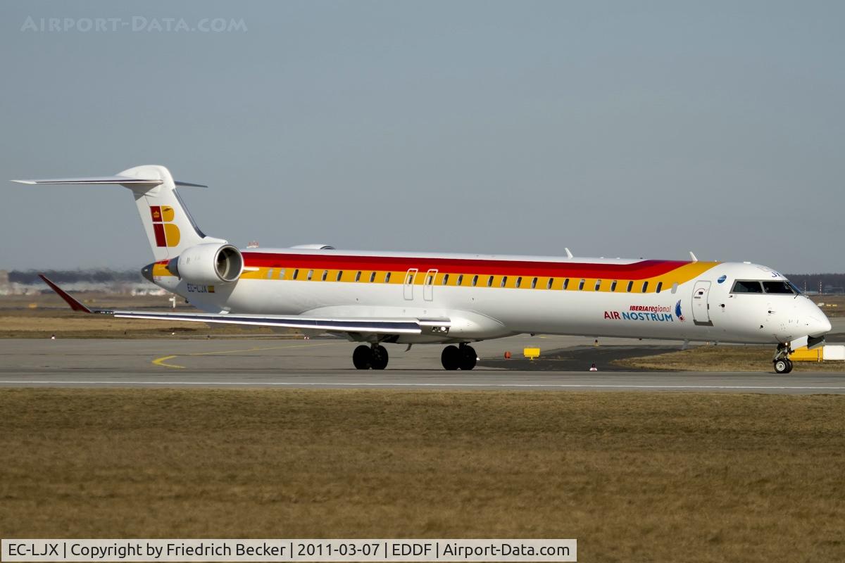 EC-LJX, 2010 Bombardier CRJ-1000ER NG (CL-600-2E25) C/N 19008, line up