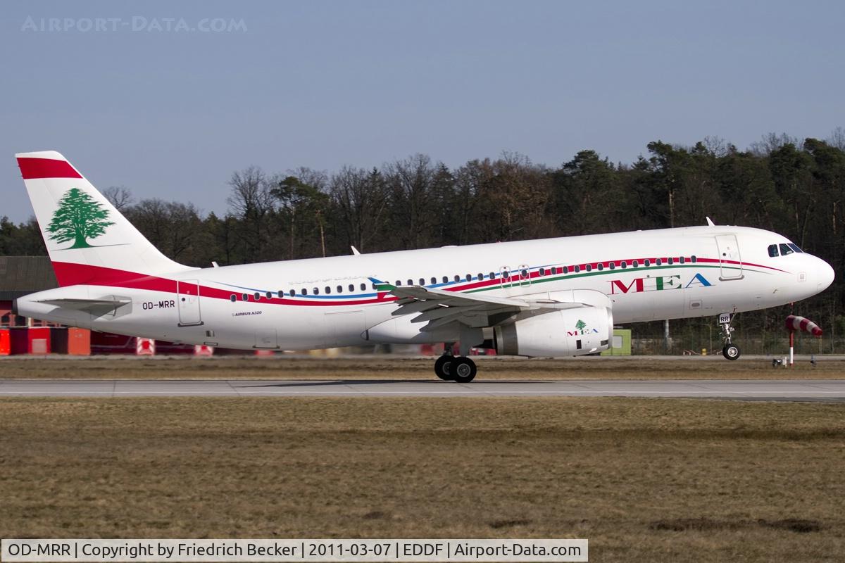 OD-MRR, 2009 Airbus A320-232 C/N 3837, departure via RW18W