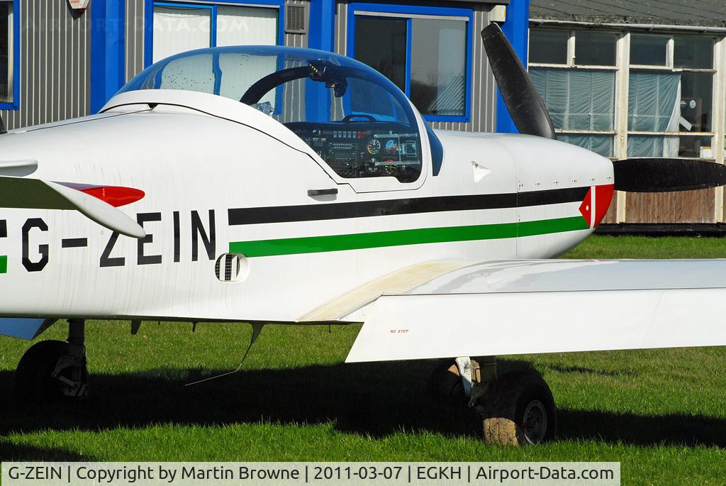 G-ZEIN, 1995 Slingsby T-67M-260 Firefly C/N 2234, Close up of the starboard side.