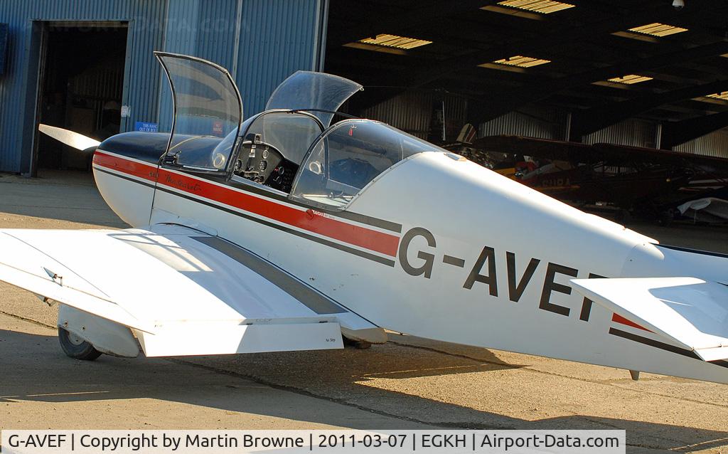 G-AVEF, 1963 SAN Jodel D-150 Mascaret C/N 16, SHOT AT HEADCORN