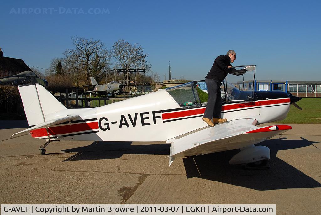 G-AVEF, 1963 SAN Jodel D-150 Mascaret C/N 16, SHOT AT HEADCORN