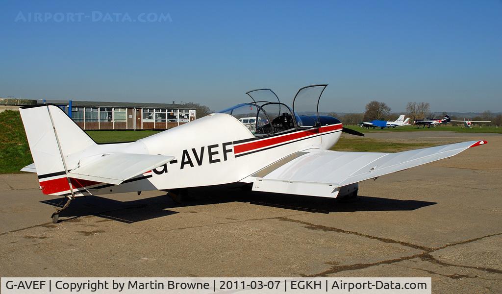 G-AVEF, 1963 SAN Jodel D-150 Mascaret C/N 16, SHOT AT HEADCORN