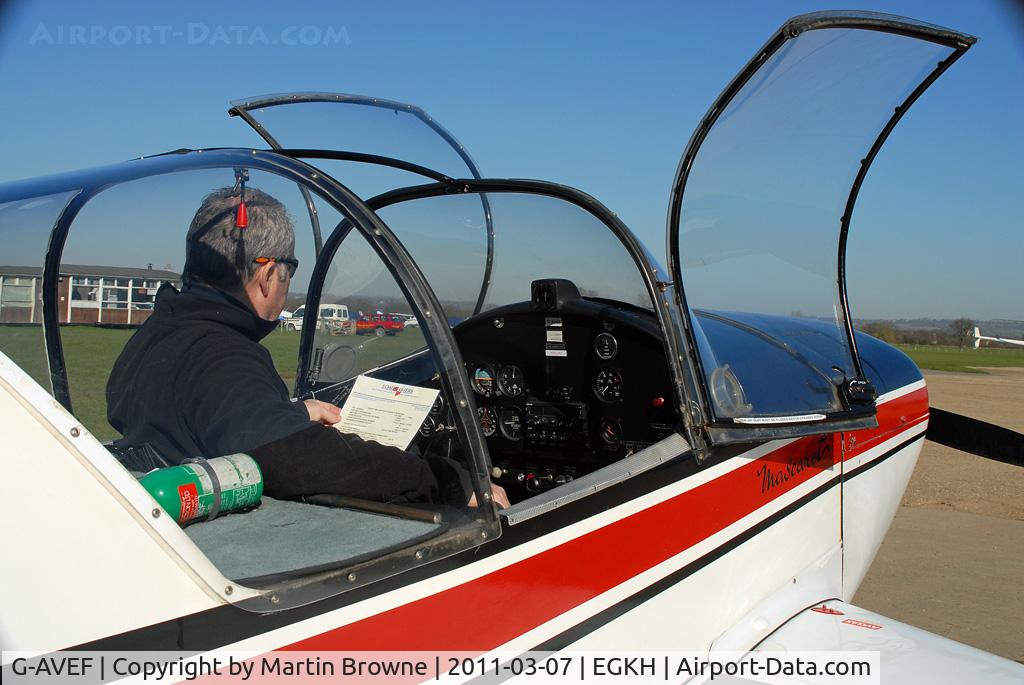 G-AVEF, 1963 SAN Jodel D-150 Mascaret C/N 16, CLOSE UP