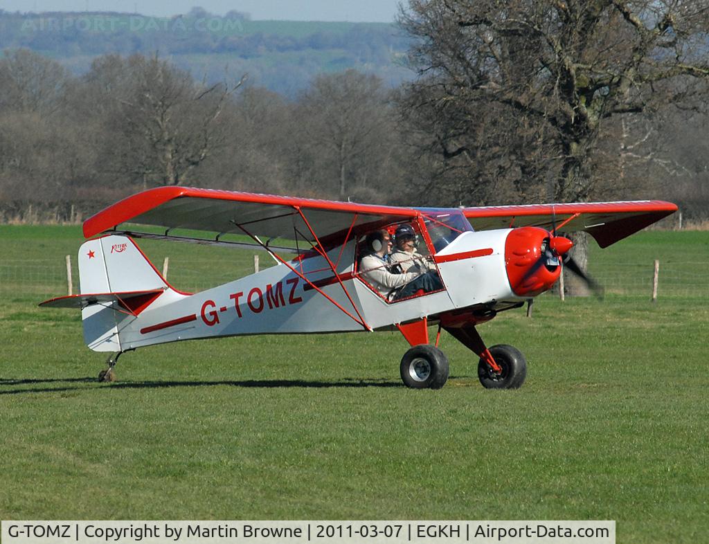 G-TOMZ, 2001 Denney Kitfox Mk2 C/N PFA 172-11977, SHOT AT HEADCORN