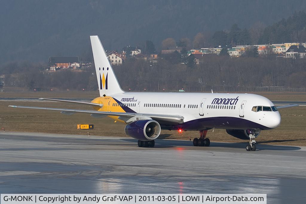 G-MONK, 1988 Boeing 757-2T7 C/N 24105, Monarch 757-200