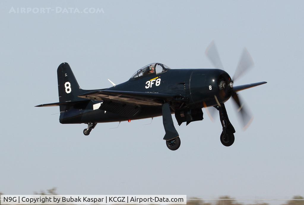 N9G, Grumman F8F-1 Bearcat C/N D.18, Cactus Fly In