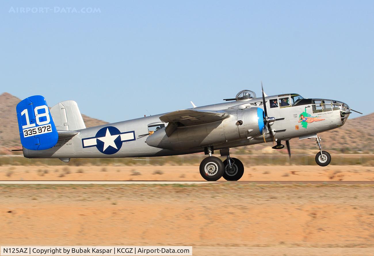 N125AZ, 1960 North American TB-25N Mitchell C/N 108-35262, Cactus Fly In