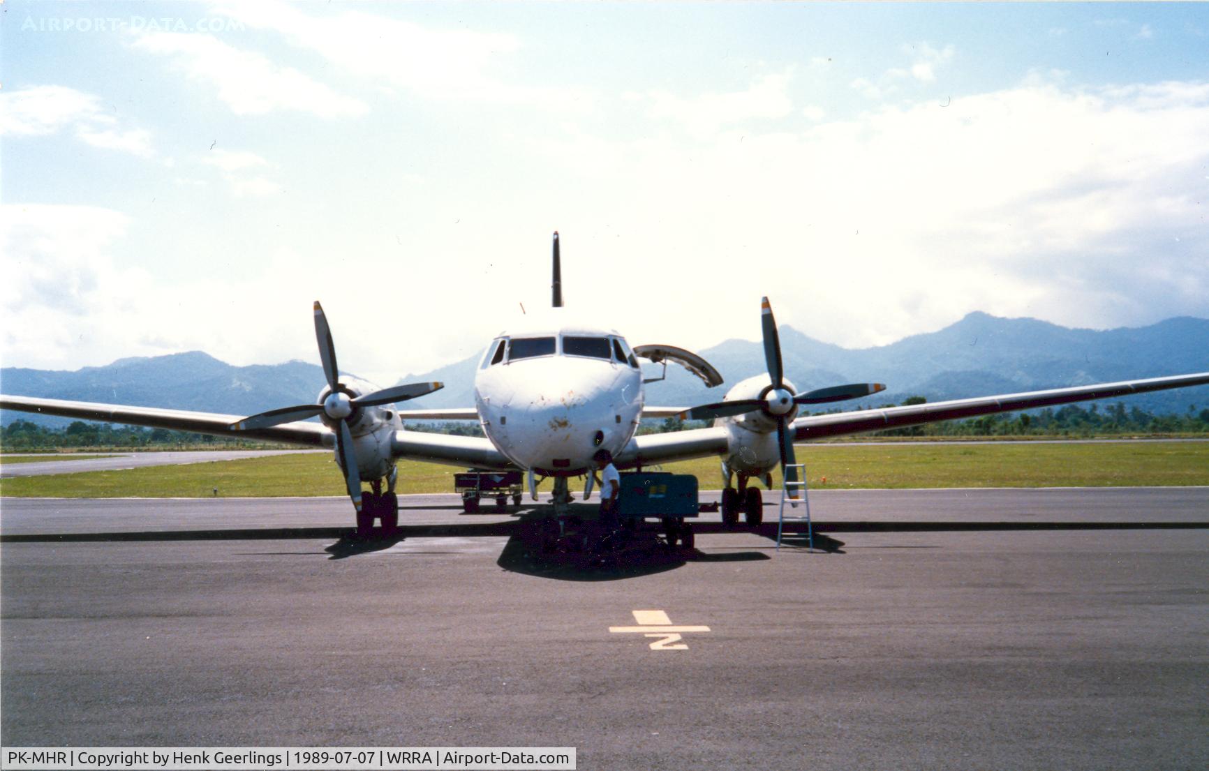 PK-MHR, 1971 Hawker Siddeley 748 Srs 2A C/N 1696, Merpati . Arrival flt from Den Pasar