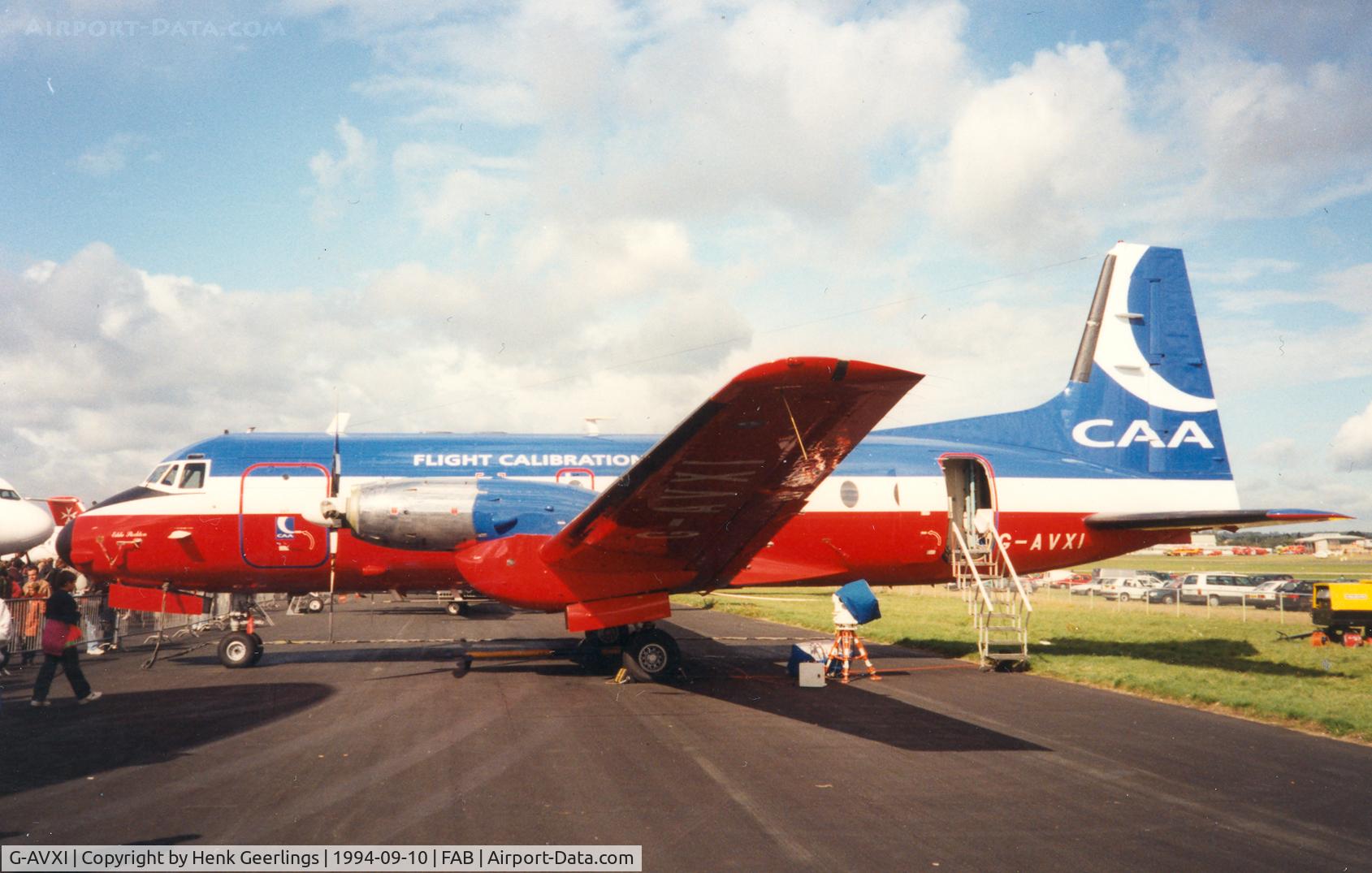 G-AVXI, 1968 Hawker Siddeley HS.748 Series 2A C/N 1623, CAA Flight Calibration Service