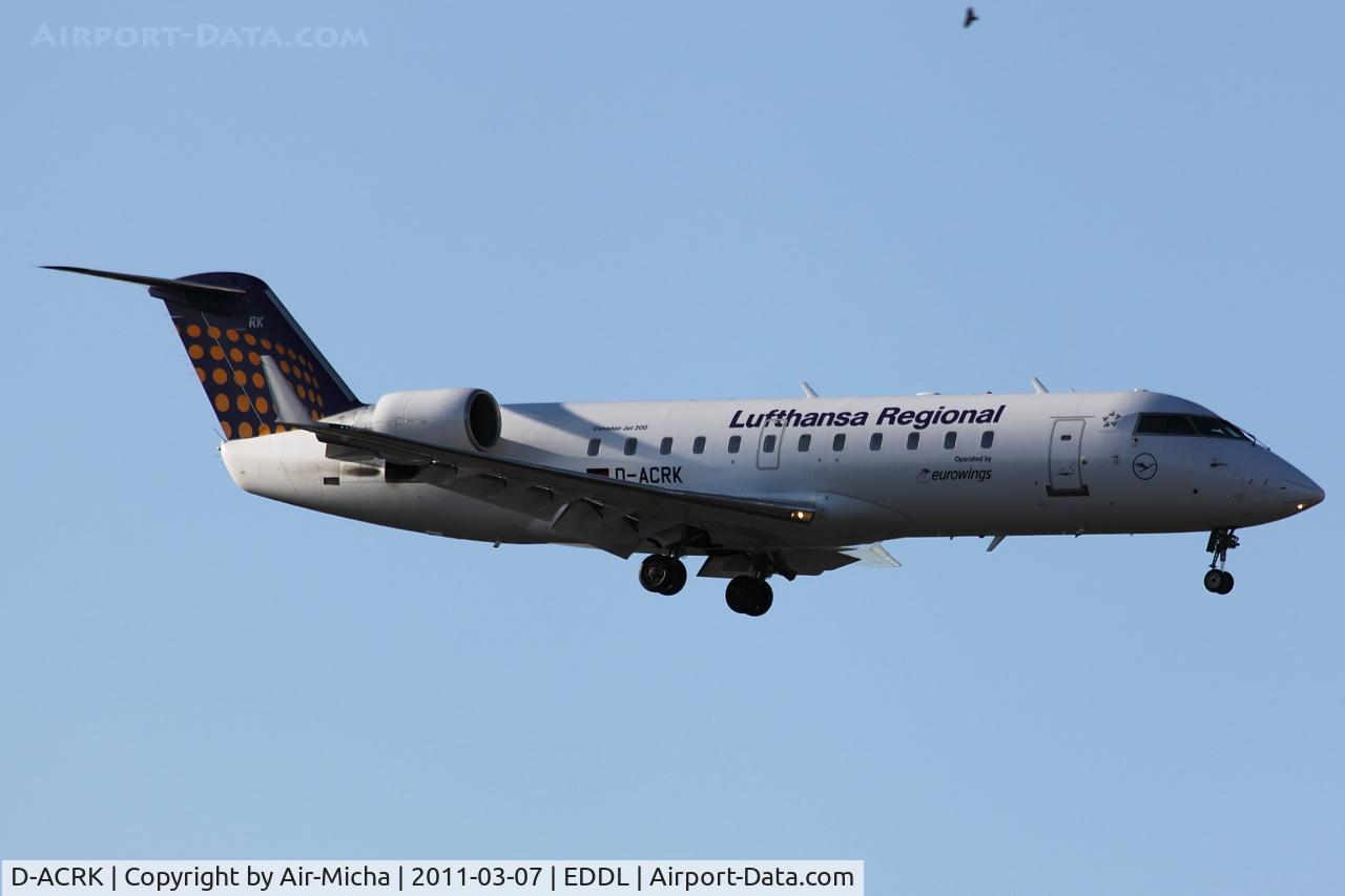 D-ACRK, 2004 Bombardier CRJ-200ER (CL-600-2B19) C/N 7901, Eurowings