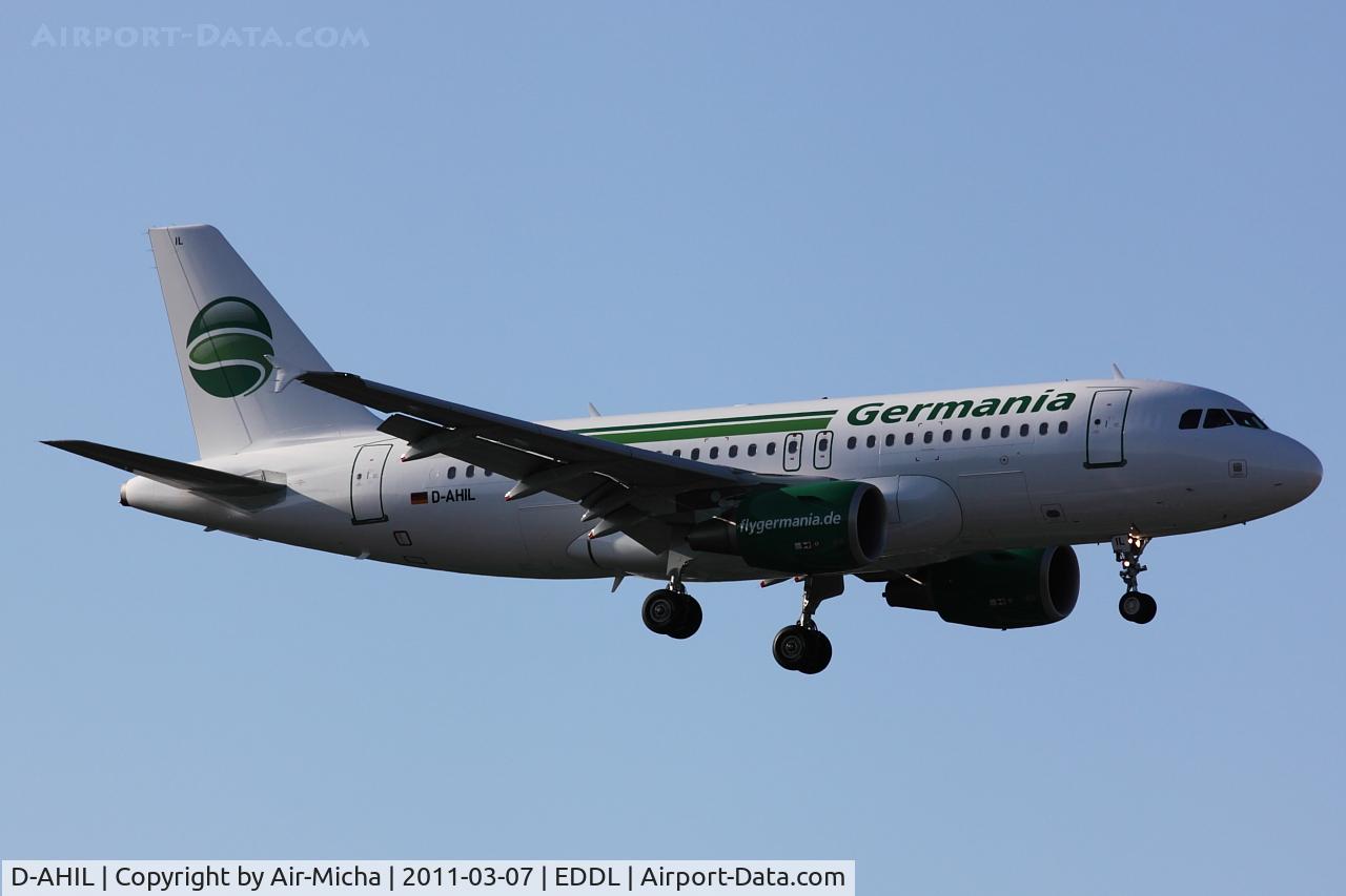 D-AHIL, 2008 Airbus A319-112 C/N 3589, Germania