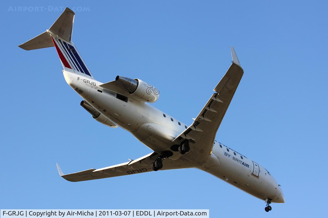 F-GRJG, 1996 Canadair CRJ-100ER (CL-600-2B19) C/N 7143, Brit Air