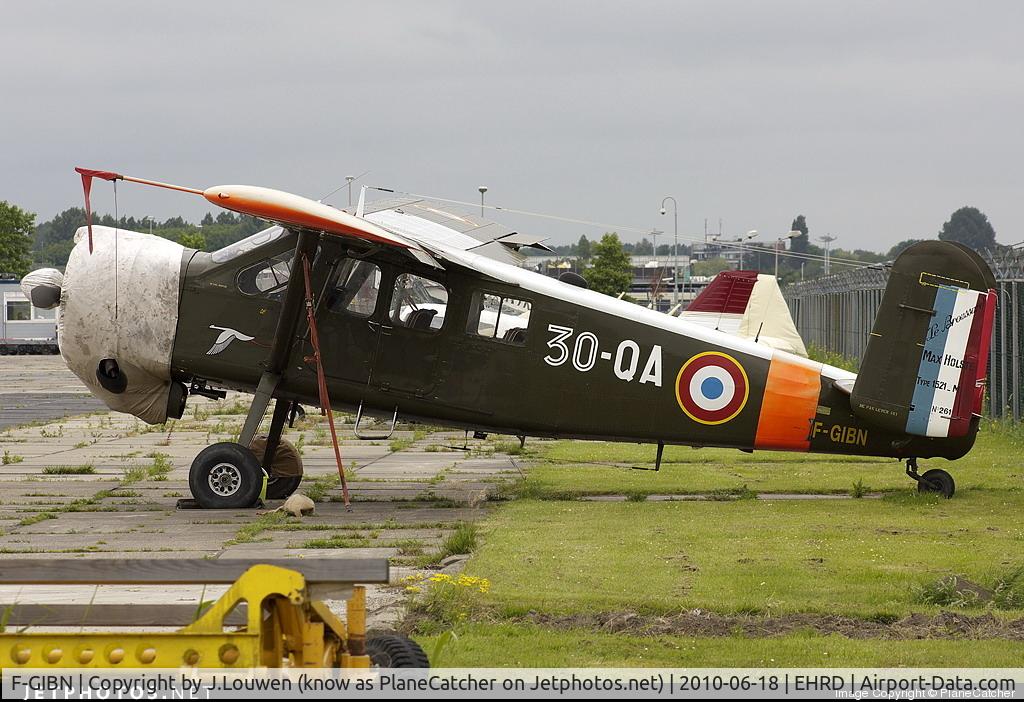 F-GIBN, Max Holste MH-1521M Broussard C/N 317, Location: Rotterdam.