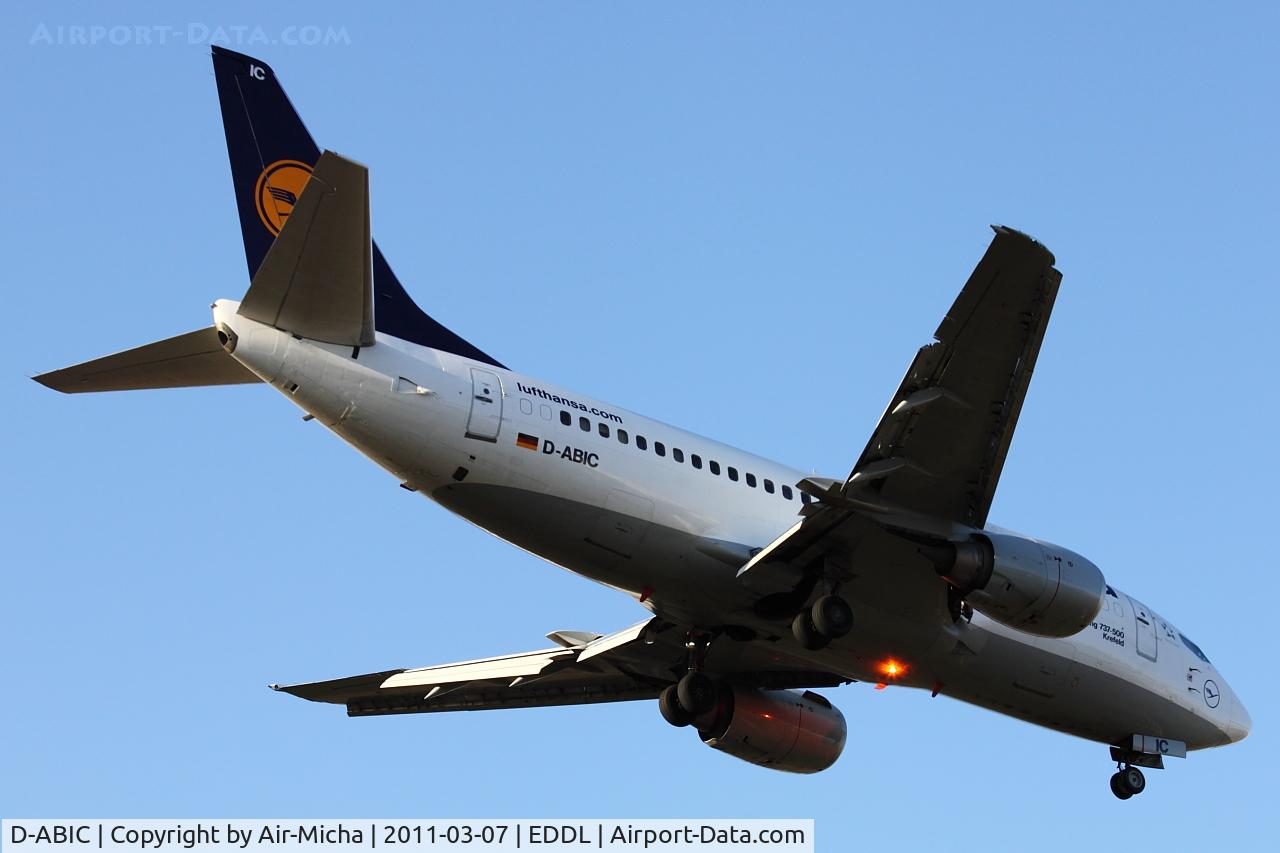 D-ABIC, 1990 Boeing 737-530 C/N 24817, Lufthansa, Name: Krefeld