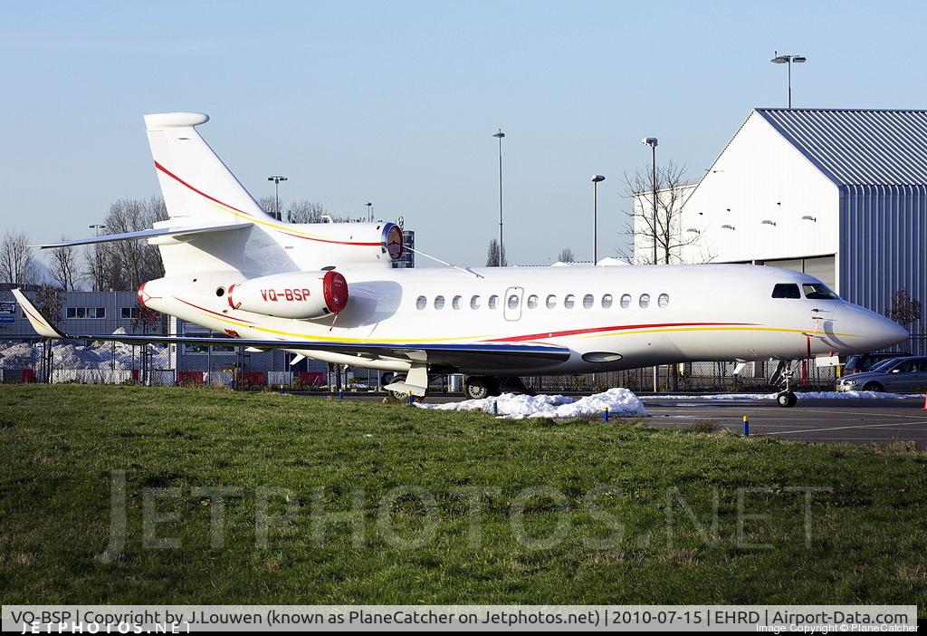 VQ-BSP, 2010 Dassault Falcon 7X C/N 083, Location: Rotterdam