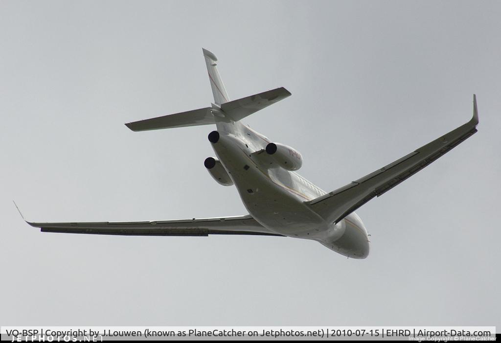 VQ-BSP, 2010 Dassault Falcon 7X C/N 083, Location: Rotterdam